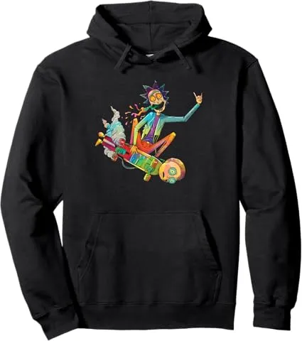 Rick and Morty Pullover Hoodie
