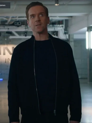 Billions S07 Bobby Axelrod Black Suede Jacket