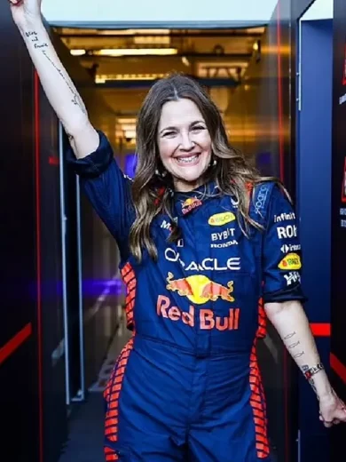 F1 Grand Prix Drew Barrymore Red Bull Racing Jacket