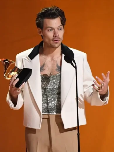 Grammys 2023 Harry Styles White Blazer