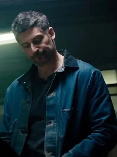 The Kill Room Joe Manganiello Blue Denim Jacket