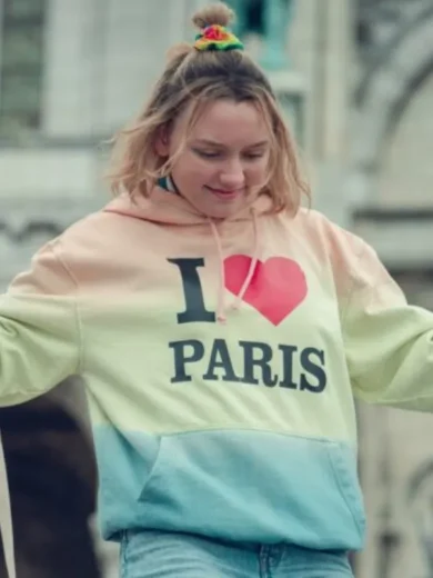 Heartstopper Kizzy Edgell I Love Paris Hoodie