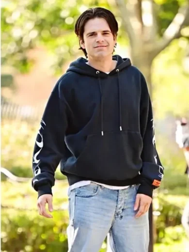 Sharper Sebastian Stan Black Hoodie