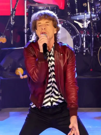 Rolling Stone Mick Jagger Leather Jacket