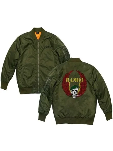 Rambo 5 Last Blood Sylvester Stallone Satin Jacket