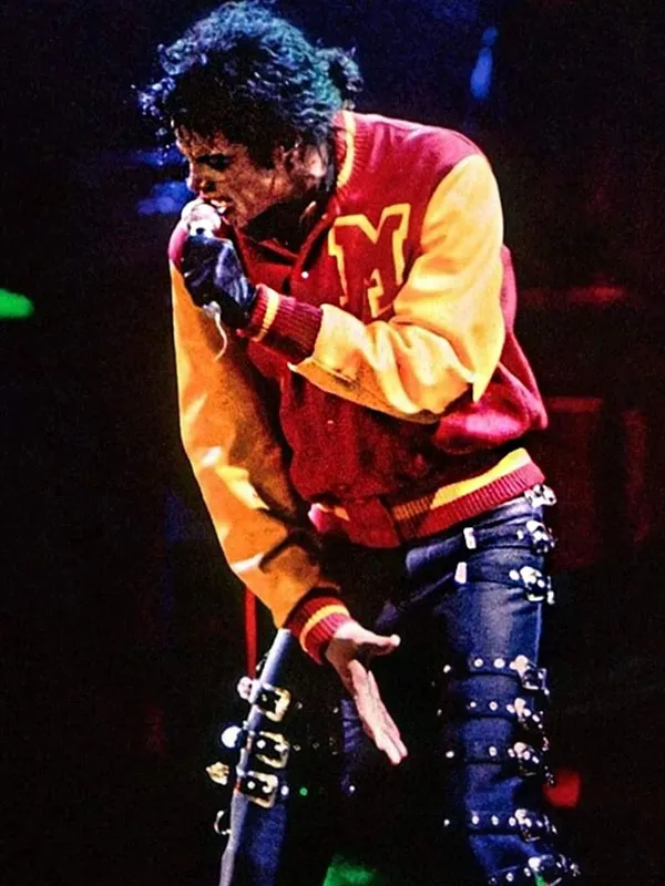 Thriller M Logo Michael Jackson Varsity Jacket