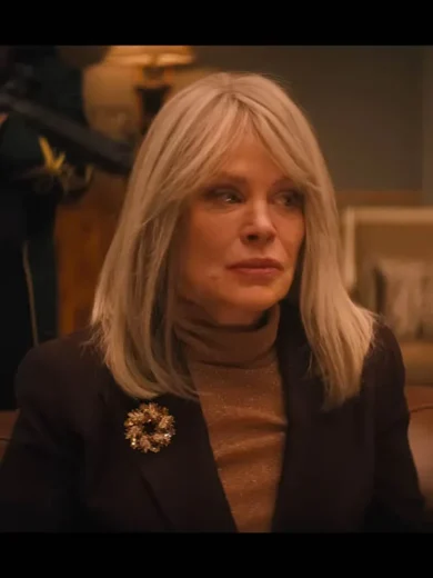 Violent Night Gertrude Brown Coat