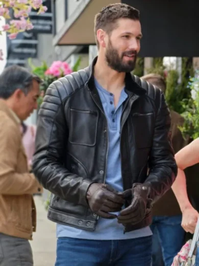 Wedding Season 2023 Casey Deidrick Leather Jacket