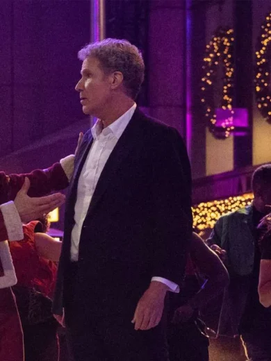 Spirited Will Ferrell Black Blazer