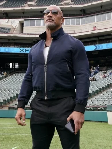XFL 2023 Dwayne Johnson Bomber Jacket