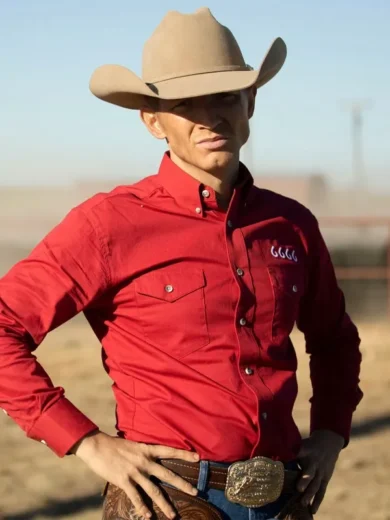 Yellowstone Jimmy Hurdstrom Red Shirt