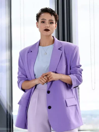 The Invitation 2022 Evie Purple Blazer