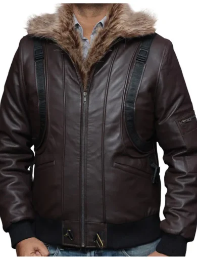 Spiderman Homecoming Vulture Leather Jacket
