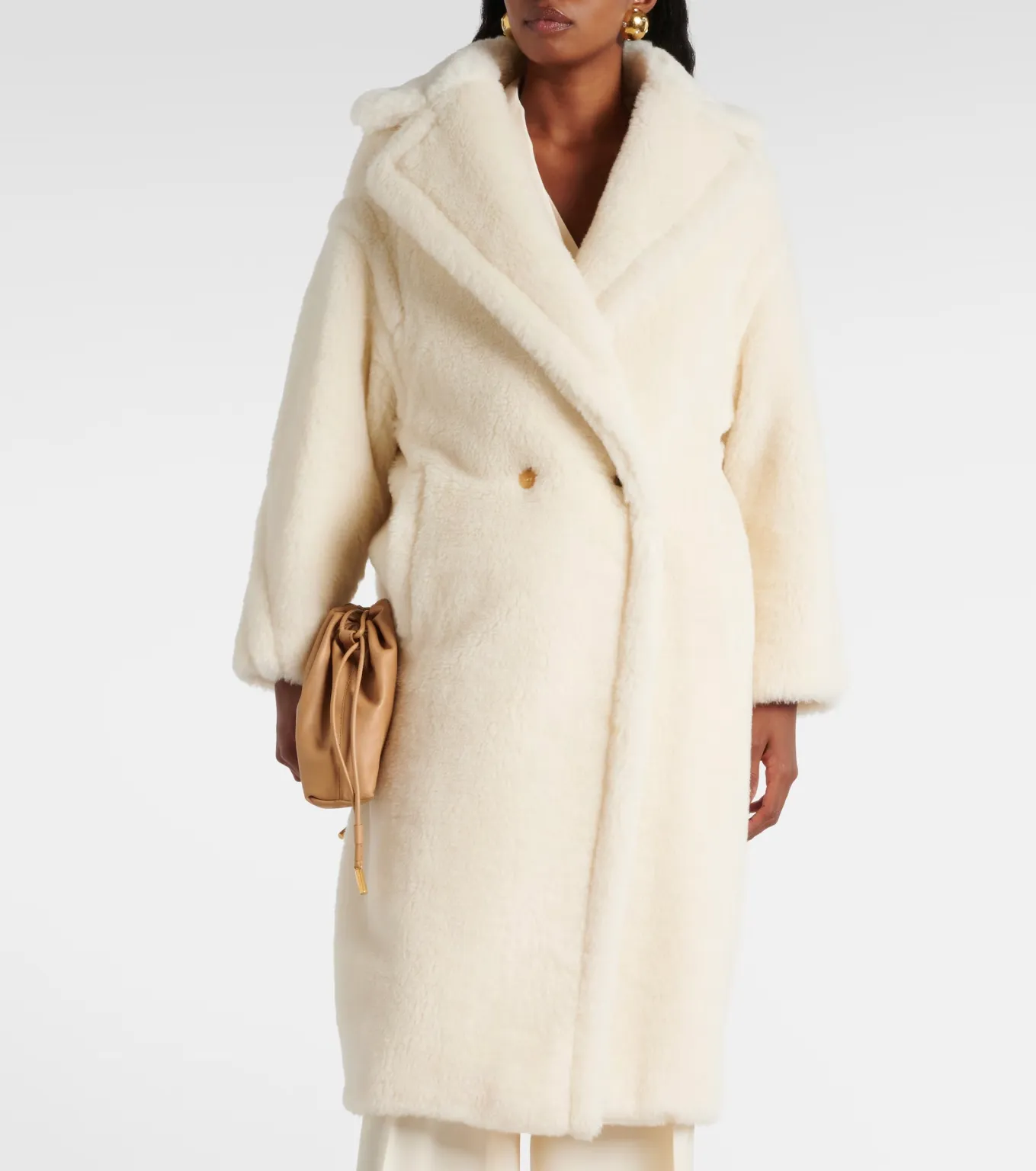 Max Mara Teddy Coat Womens