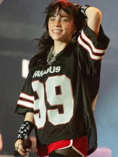 Billie Eilish Black Famous Oversized Jersey