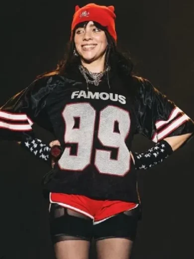 Billie Eilish Black Famous Oversized Jersey