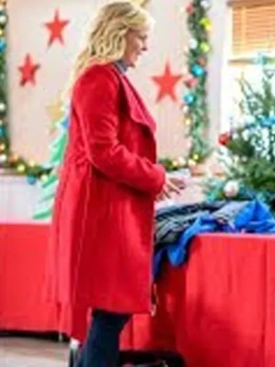 A Magical Christmas Village Summer Red Coat