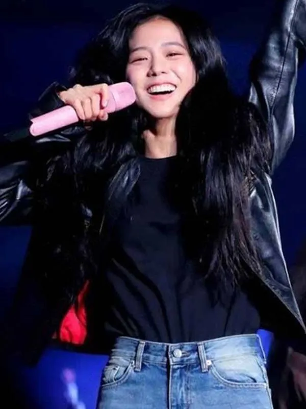 Blackpink Concert Kim Jisoo Leather Jacket - Image 2