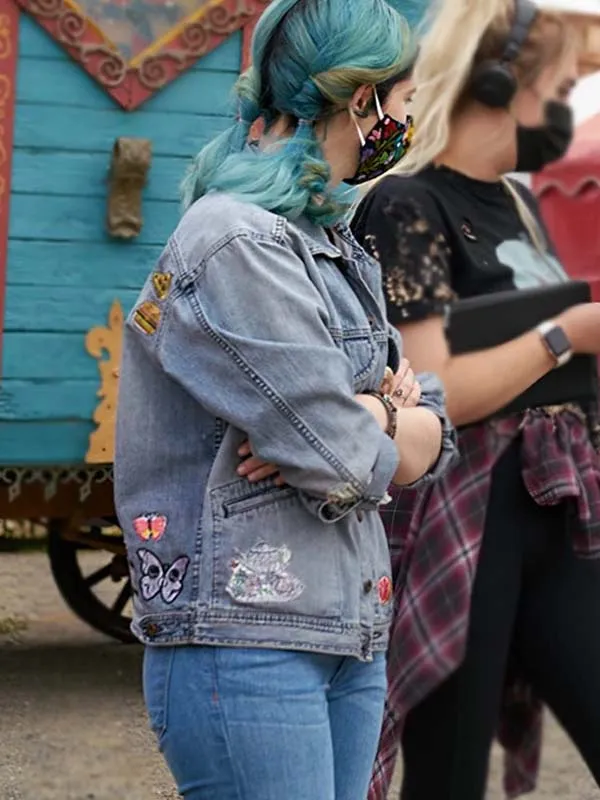 Balloon Animal 2023 Poppy Valentine Denim Jacket