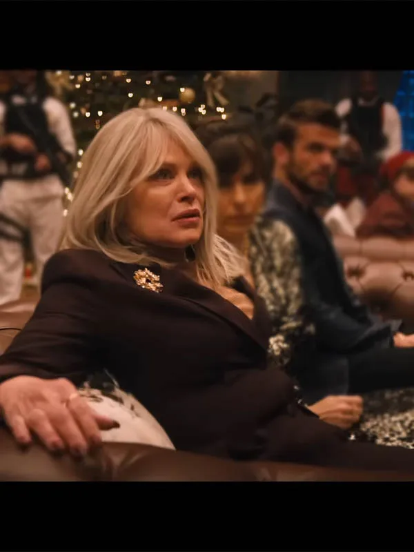 Violent Night Gertrude Brown Coat