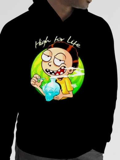 Morty High For Life Hoodie