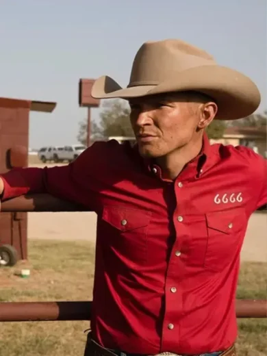 Yellowstone Jimmy Hurdstrom Red Shirt