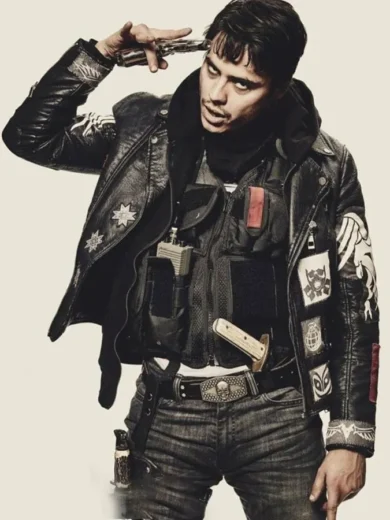 Blood Quantum Lysol Leather Jacket