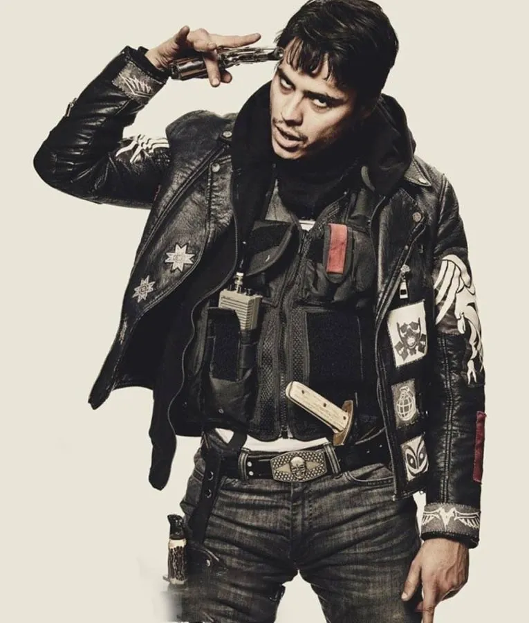 Blood Quantum Lysol Leather Jacket