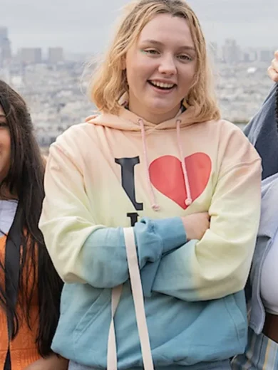 Heartstopper Kizzy Edgell I Love Paris Hoodie