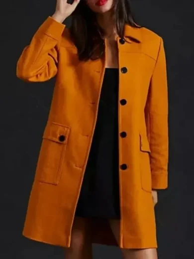 Days of Our Lives Sarah Horton Orange Coat