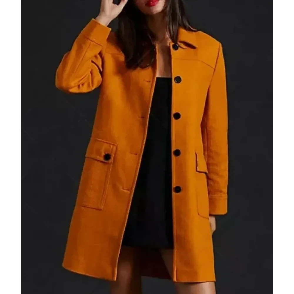 Days of Our Lives Sarah Horton Orange Coat