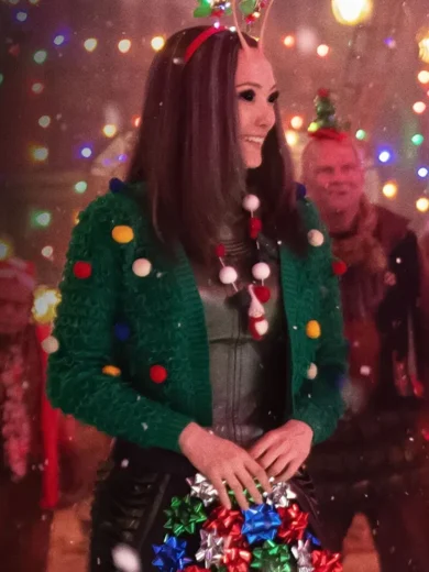 The Guardians Of The Galaxy Holiday Special Mantis Green Sweater