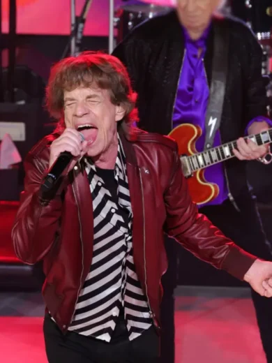 Rolling Stone Mick Jagger Leather Jacket