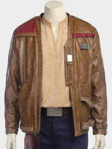 Star Wars The Force Awaken Finn Leather Jacket