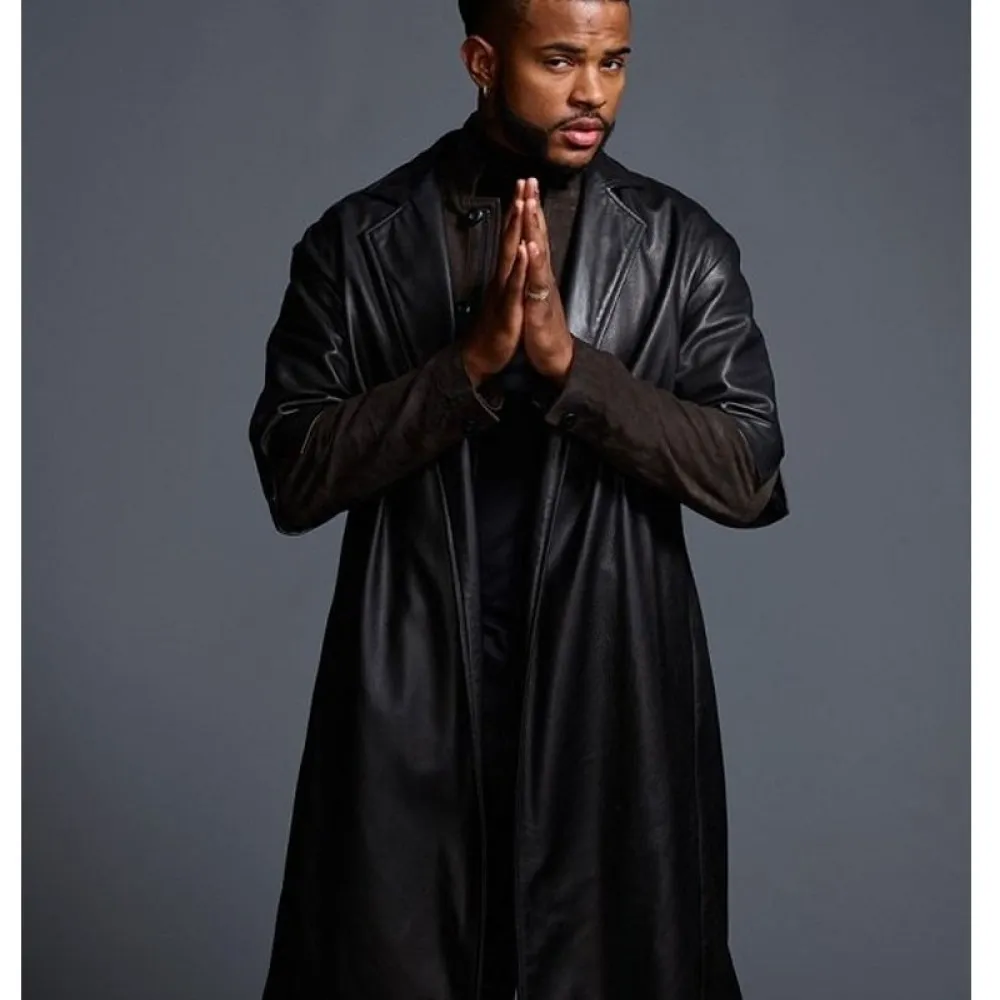 Youngblood Priest SuperFly Black Leather Coat