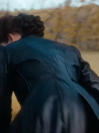 The Law According to Lidia Poet Leather Coat