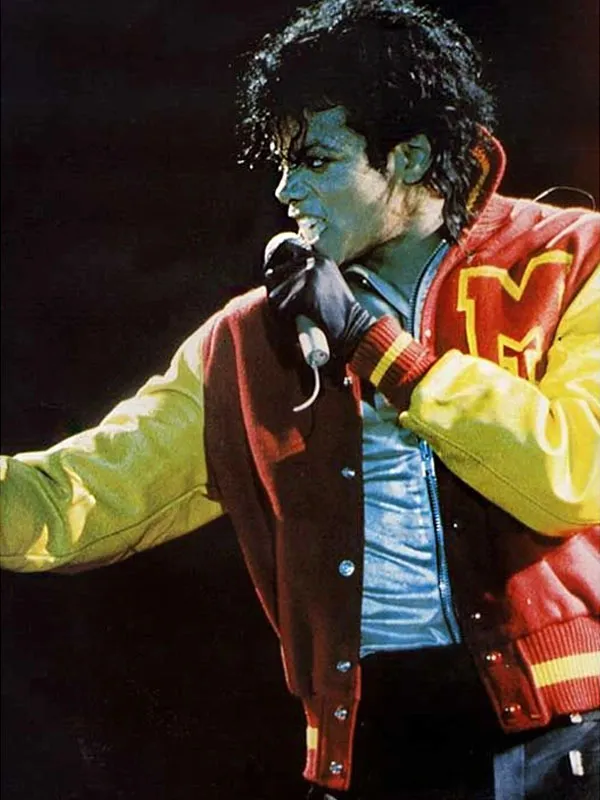 Thriller M Logo Michael Jackson Varsity Jacket