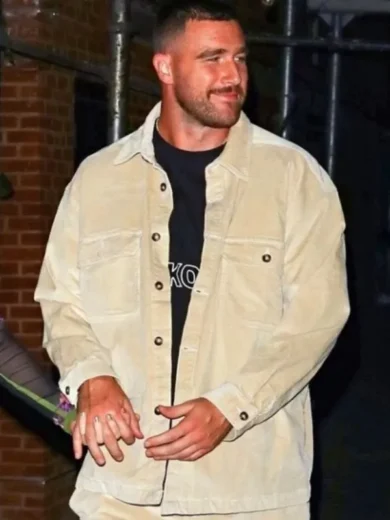 Travis Kelce Corduroy Jacket