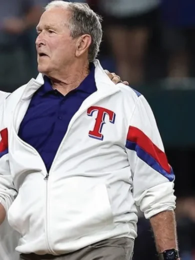 World Series Texas Rangers George W Bush Jacket