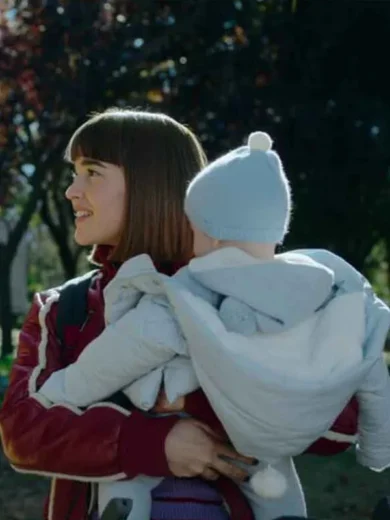 Holy Family Carla Campra Leather Jacket