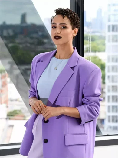 The Invitation 2022 Evie Purple Blazer