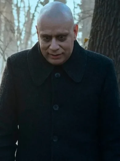 Wednesday Uncle Fester Black Coat