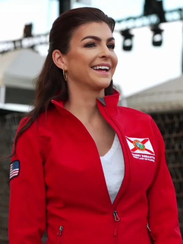 Don’t Tread on Florida Casey Desantis Red Jacket