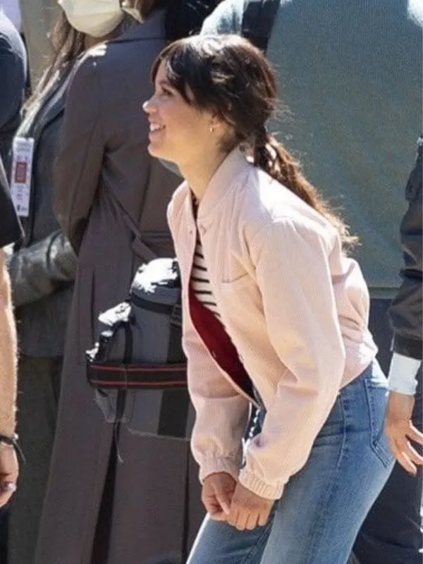 Scream 6 Tara Carpenter Pink Bomber Jacket