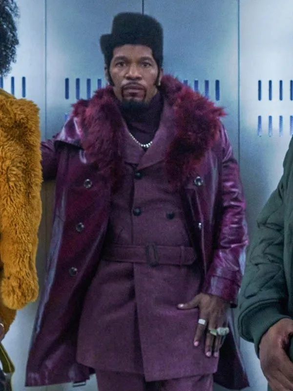 They Cloned Tyrone Slick Charles Leather Coat
