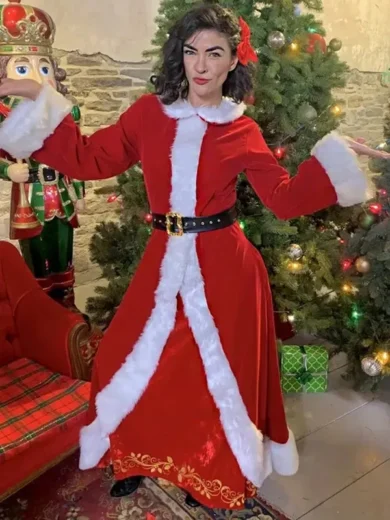 Designing Christmas Stella Santa Claus Coat