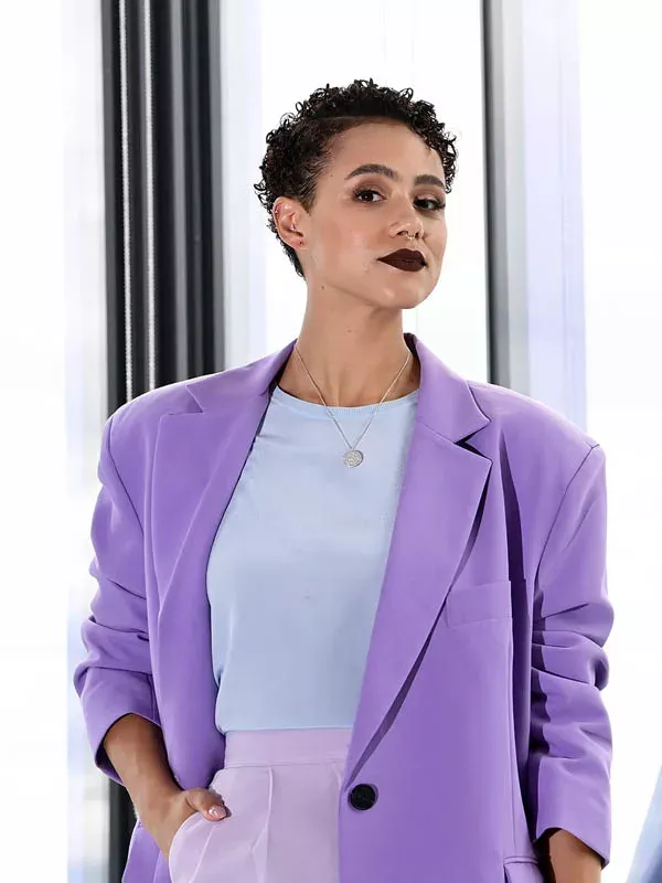 The Invitation 2022 Evie Purple Blazer