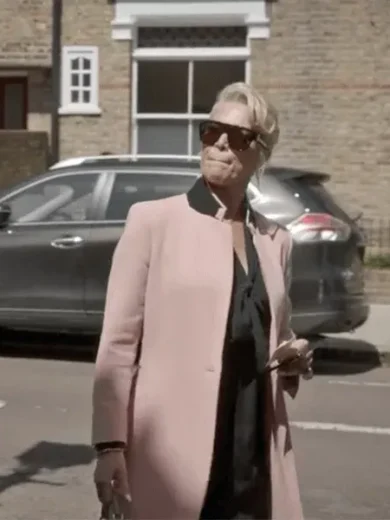 Ted Lasso S03 Rebecca Welton Pink Coat