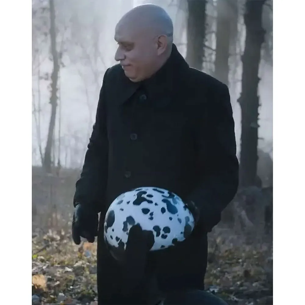 Wednesday Uncle Fester Black Coat