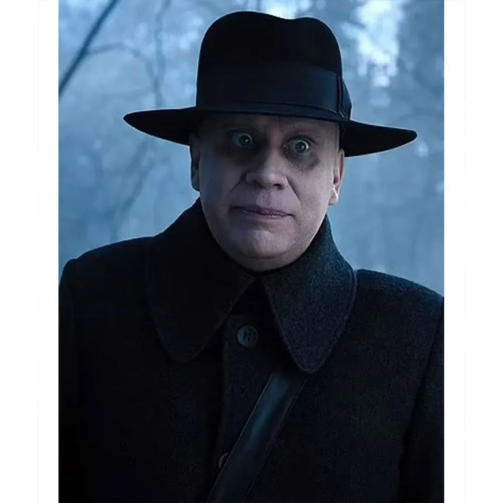 Wednesday Uncle Fester Black Coat